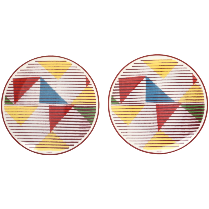 Bread Plate Set Of 2 Pcs N3 - Hippomobile