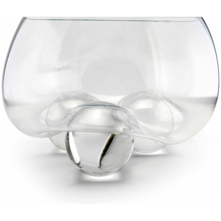 3 Balls Coupe Dish Gravity Transparent Cristal