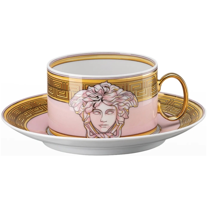 Cup Saucer 4 Low Medusa Amplified Pink Coin