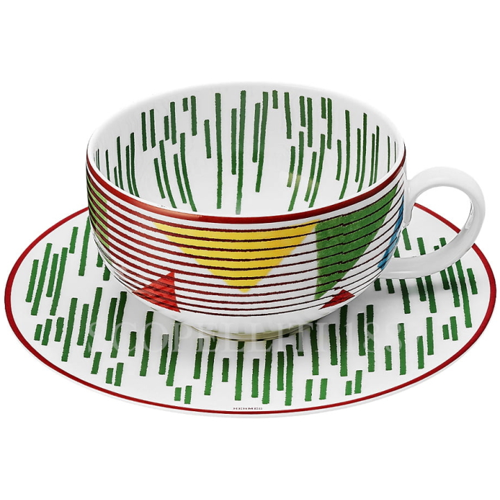 Tea Cup & Saucer Set Of 2 Pcs Hippomobile