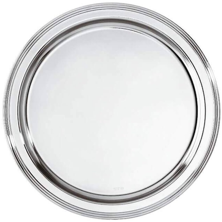 Tray Round Without Handles 40 Cm Avenue S/steel