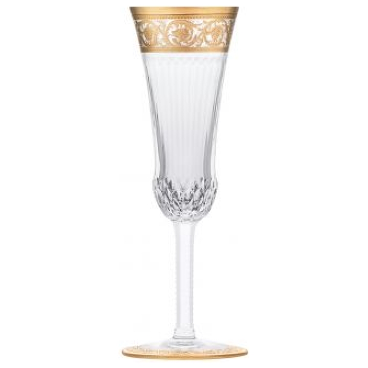 Flute Glass - Thistle Gold - 1 Pc