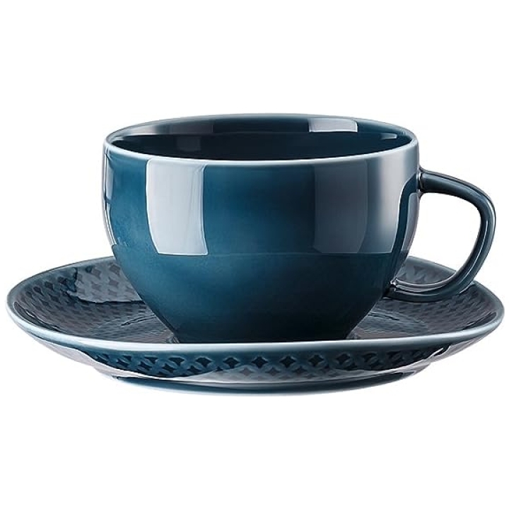 Combi Cup & Saucer In Gift Box  Junto Bronze - 1 Pc