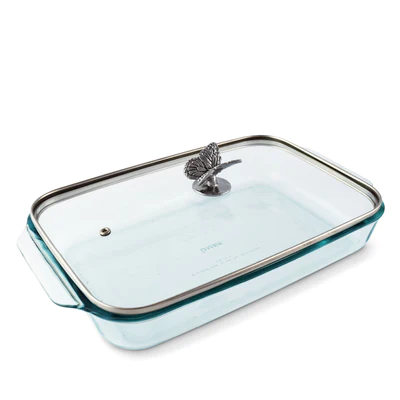 Casserole Dish With Lid Butterfly