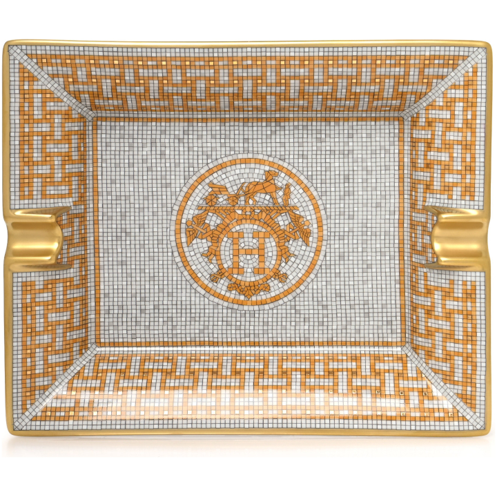 Ashtray Mosaique Au 24 Color Gold