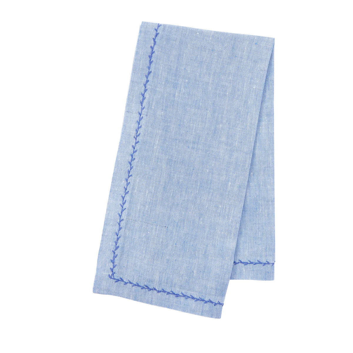 Featherstitch Napkin Blue - 1 Pc