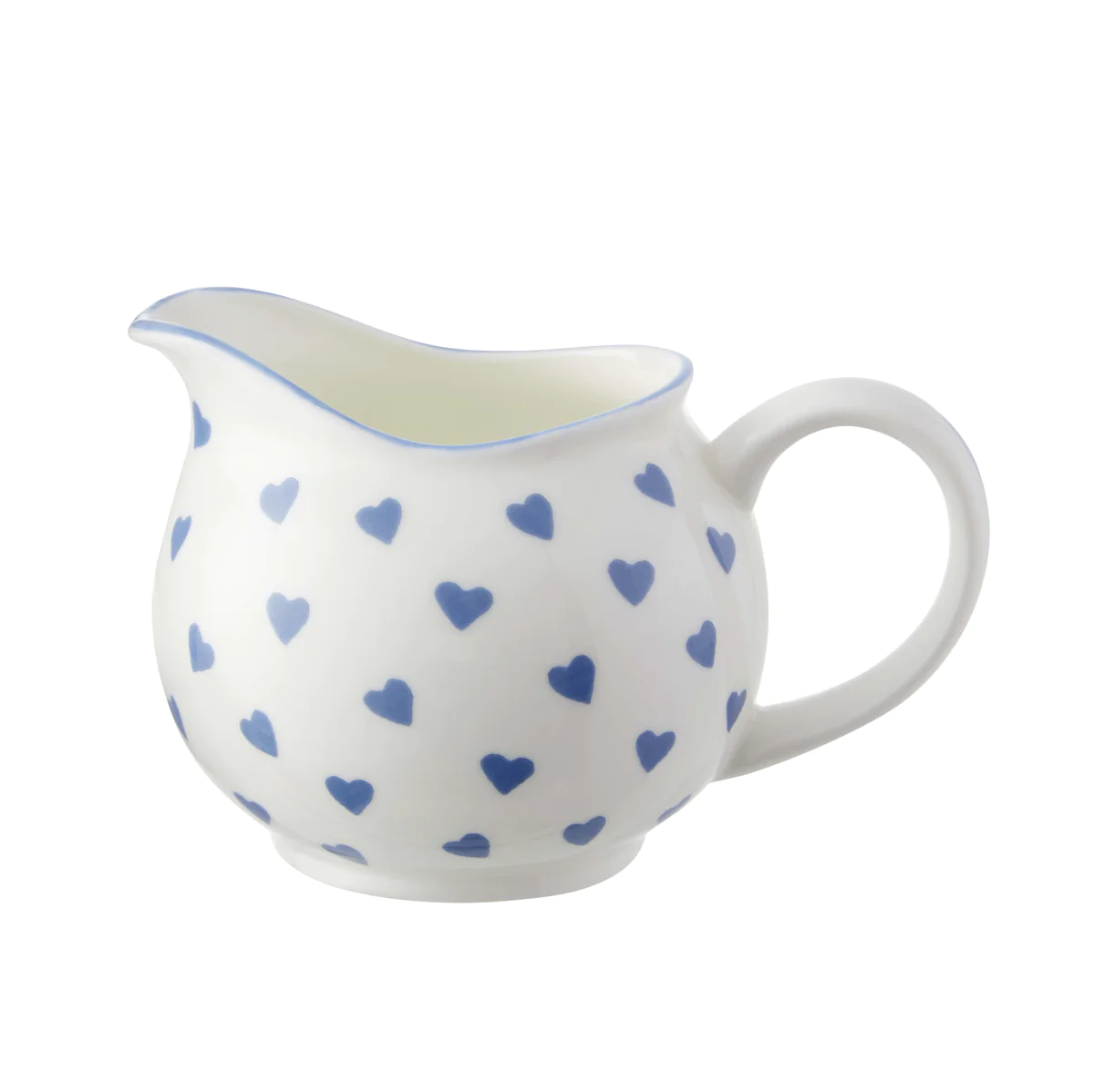 Cream Jug Blue Heart