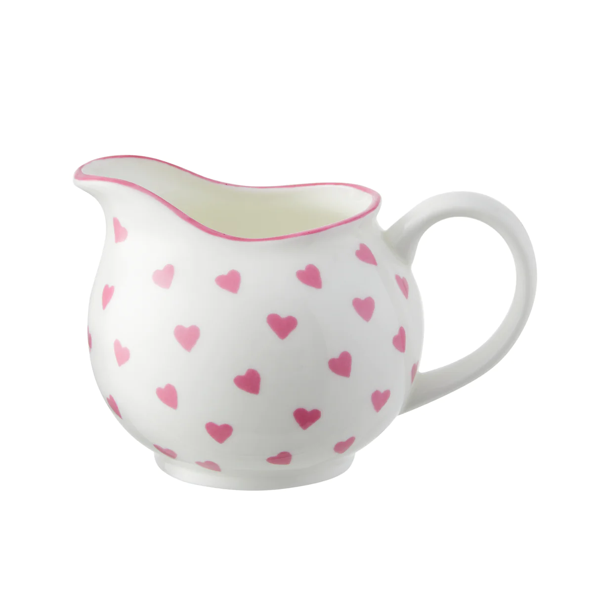 Cream Jug Pink Heart