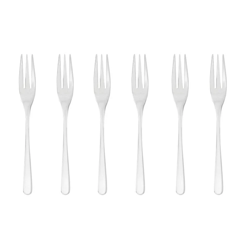 Cake Fork Taste St. Steel Set Of 6 Pcs