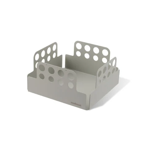 Napkin Holder Small 15 X 15 Radici Steel Painted Grey