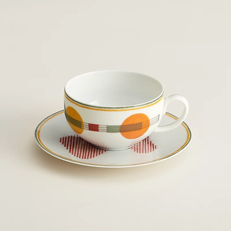 Tea Cup & Saucer Saut  - Set Of 2 Pcs