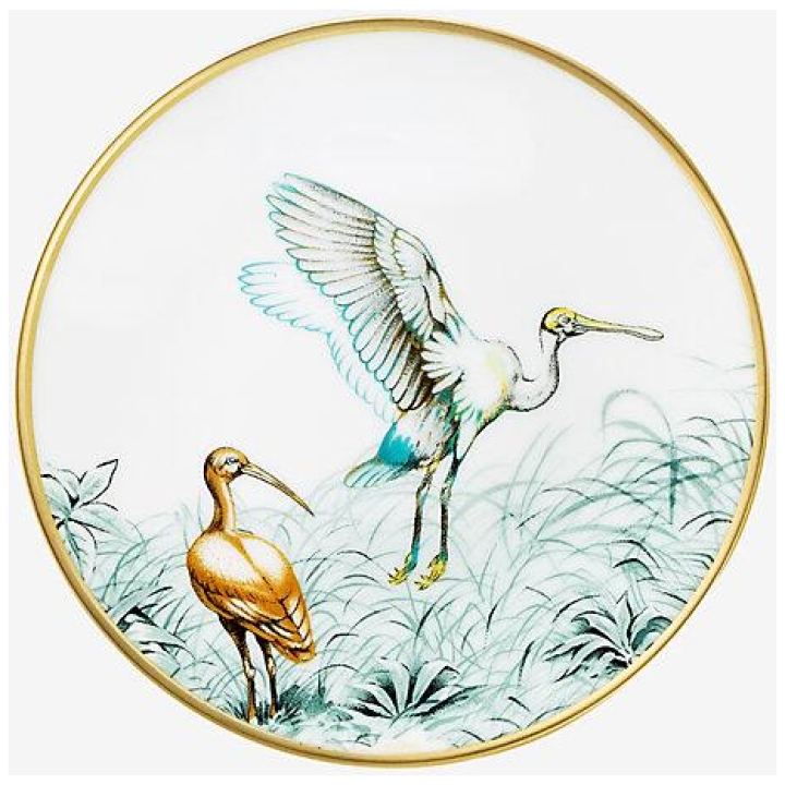 Bread & Butter Plate 14 Cm Birds  Set Of 2 Pcs Carnets D Equateur Hermes