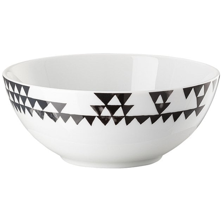 Cereal Bowl 15 Cm Set Of 6 Pcs Magic Garden Black Seeds