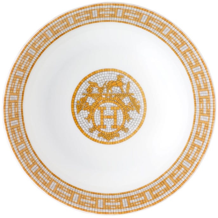 Cereal Bowl/ Plate Mosaique Au 24 Color Gold