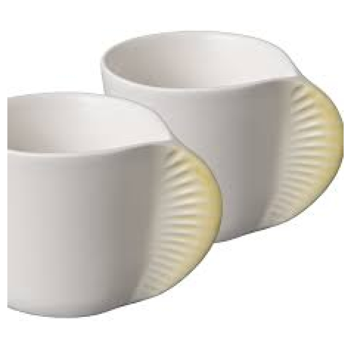 Coffee Cup Duo Ceramic - Set Of 2 Pcs - Mprphose Yellow