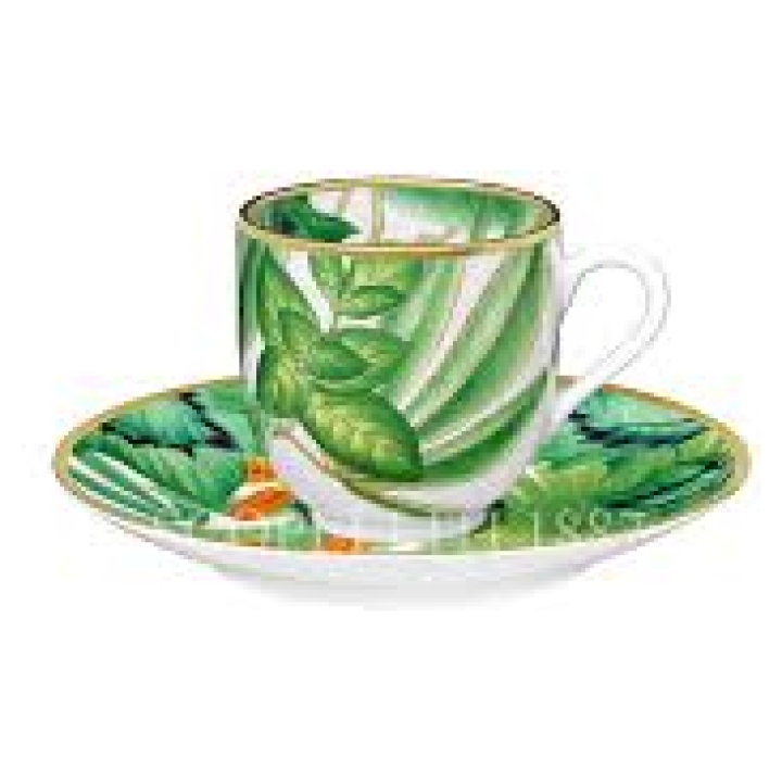 Coffee Cup & Saucer Set Of 2 Pcs Passifolia