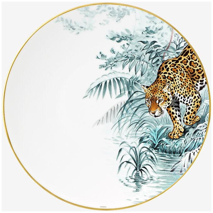 Dinner Plate 27 Cm Jaguar Carnets D Equateur Hermes