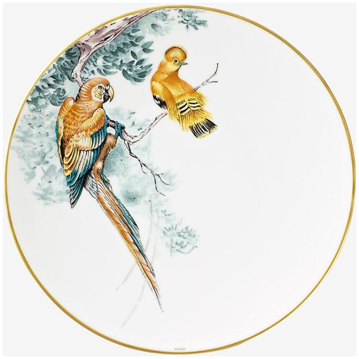 Dinner Plate Birds 27 Cm Set Of 2 Pcs Carnets D Equateur Hermes