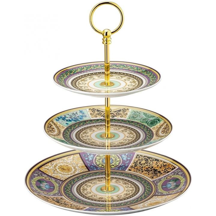 Etagere 3 Tiers Barocco Mosaic