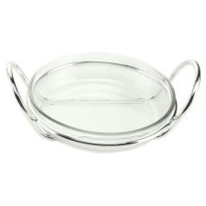 Linea Round Serving Dish With Pyrex 24 Cm Schiavon