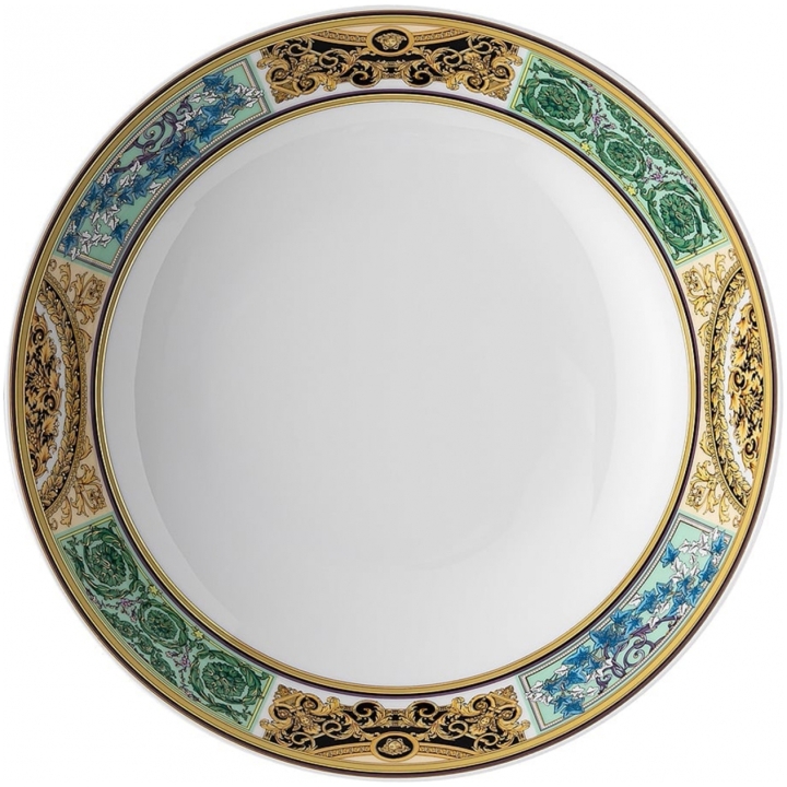 Plate 22 Cm Deep Barocco Mosaic - 1 Pc