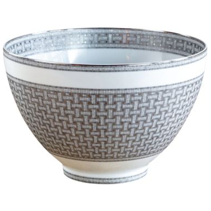 Punch Bowl 26.5 Cm - 500 Cl Mosaique Au 24 Platine Hermes