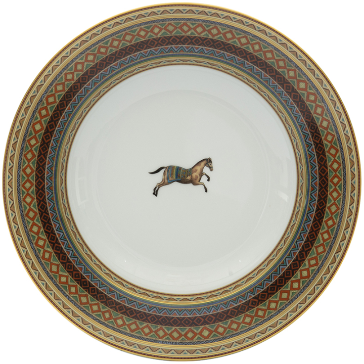 Soup Plate Deep Cheval D Orient - Set Of 2 Pcs