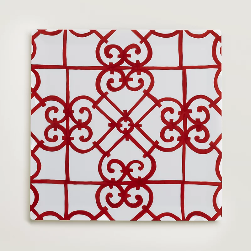 Square Plate  27 X 27 Cm Balcon Du Guadalquivir