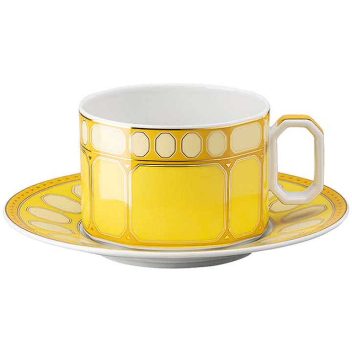 Tea Cup & Saucer Signum Jonquil - 1 Pc