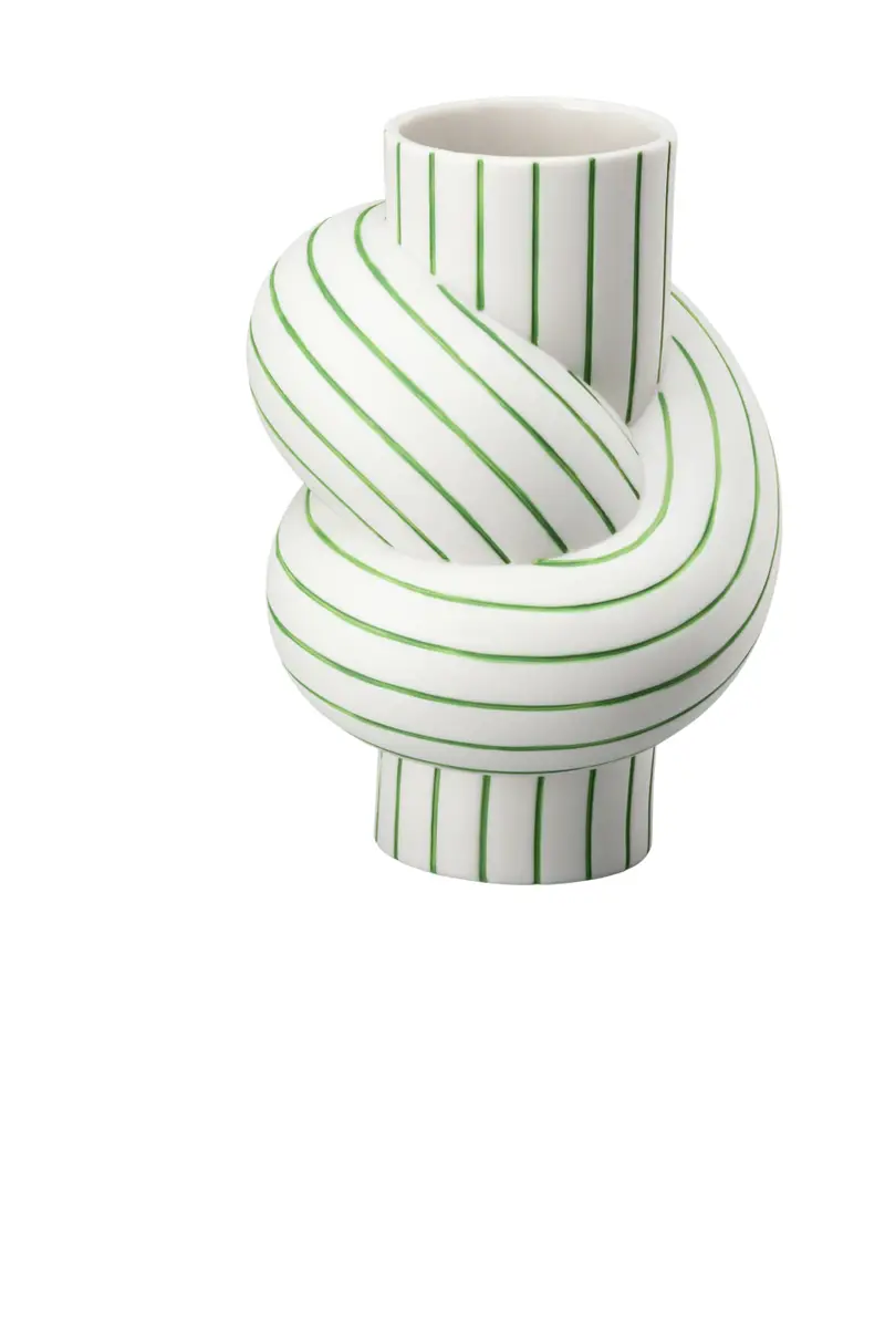 Vase 12 Cm Node Stripes Apple